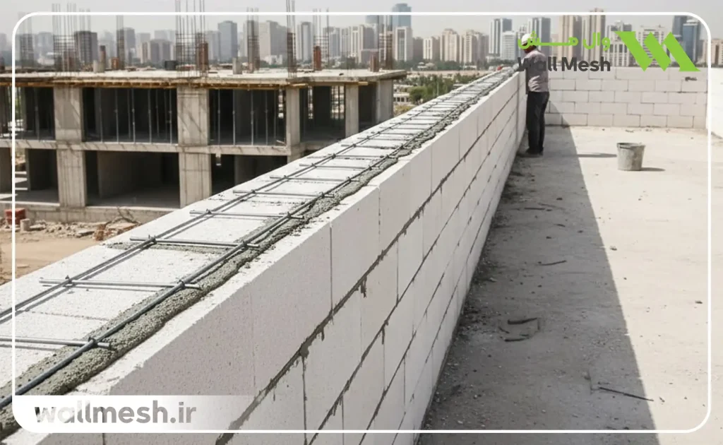 نحوه اجرای میلگرد بستر در اسکلت بتنی