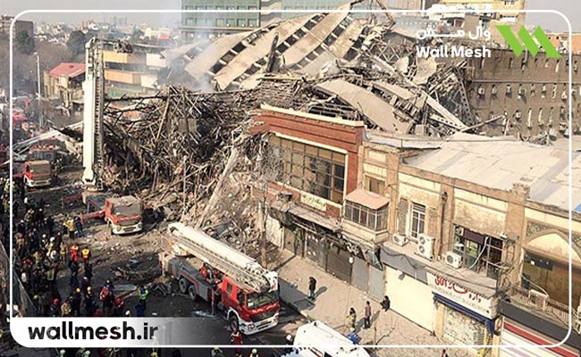 مقاومت مصالح ساختمان در برابر آتش