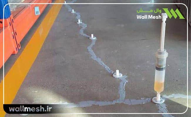 مقاوم سازی ساختمان با تزریق اپوکسی