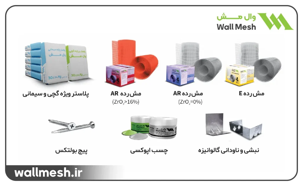 اجرای وال مش